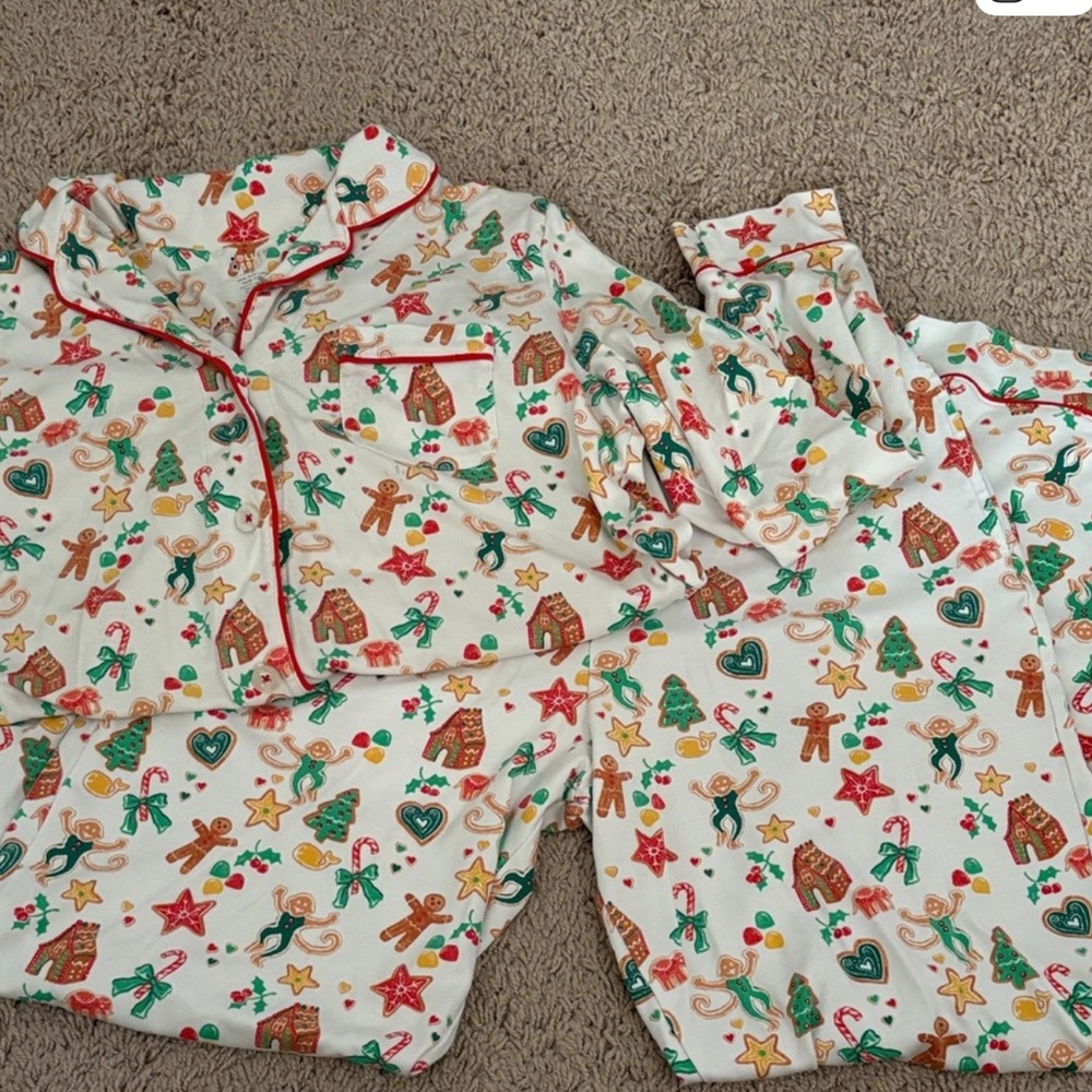 Roller Rabbit Gingerbread Party Pajama - Picture 3 of 5